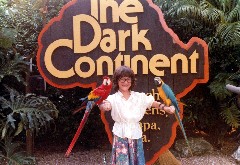 Katherine (Kat) McDougal Wheeler McCandless; Busch Gardens; parrots